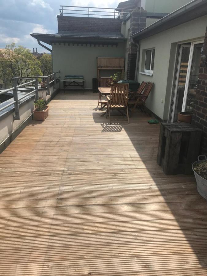 Dachterrassen Idylle über den Dächern Dresdens Exterior foto