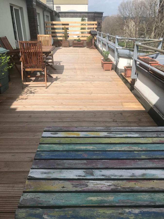 Dachterrassen Idylle über den Dächern Dresdens Exterior foto